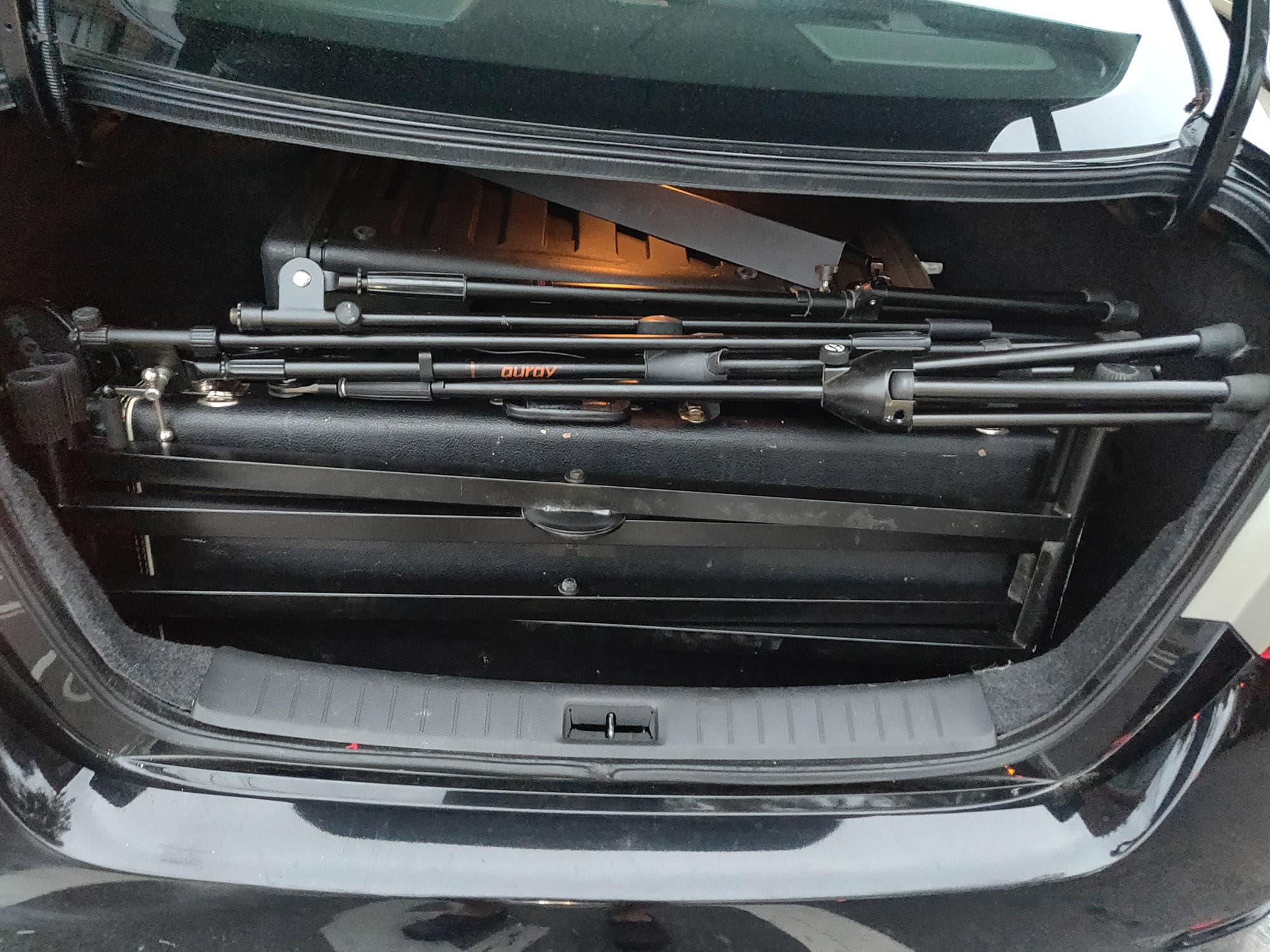 Rental car with gear